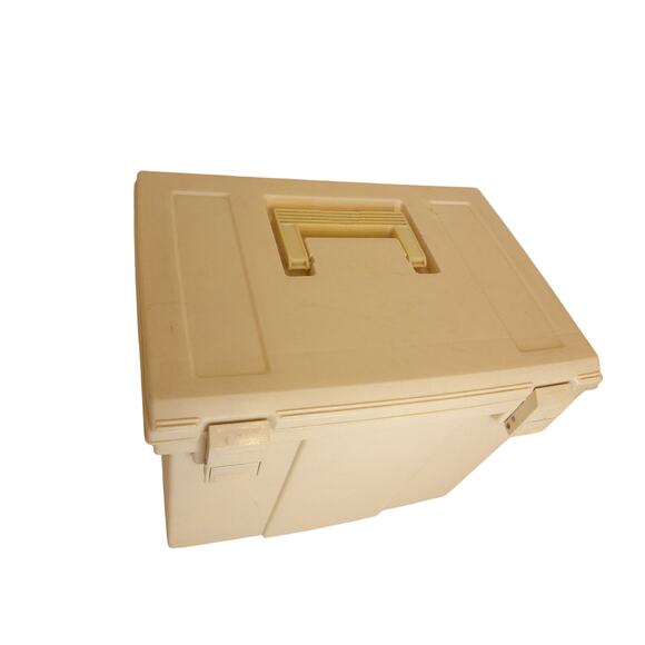 Vintage Rubbermaid Large File Box Keeper With Handle READ - Picture 6 of 8